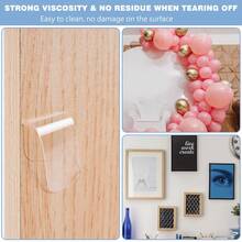 6/60/120pcs Double Sided Tape Heavy Duty Nano Reusable Transparent Tape Traceless Washable Mounting Tape, Strong Adhesive Strips Sticky Tape For Carpet,Photo Walls,Household,Crafts,Decor