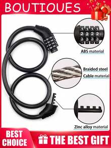 Cadena de bicicleta de 60 cm de longitud (23,62 pulgadas). Candado de bicicleta extensible y reajustable. Cadena de bicicleta segura apta para bicicletas de montaña, bicicletas de carretera, bicicletas eléctricas y patinetas. Accesorio antirrobo.
