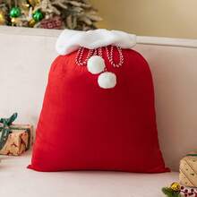 Customized Christmas Gift Bag, Velvet Fabric, Heat Transfer Printing, Christmas Gift Bag For Family, Friends, Kids, Home Decor, Holiday, Christmas Decoration - Multicolor - View 38