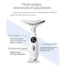 320mAh Elektrisches Gesichts- und Nacken-Massagegerät, Mikrostrom-Gesichtslifting-Maschine, Vibrationsmassage für den Heimgebrauch