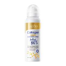 SADOER SPF50 PA+++ 胶原蛋白抗皱美白防晒喷雾，轻盈不油腻，保湿防水，面部防晒，旅行、露营、徒步、登山、户外活动、海滩、夏季护肤的理想之选，送给女性和女孩的礼物（非加压式，手动泵喷头） - 彩色 - 查看 11