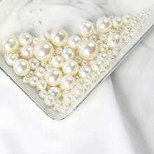 100/300/1000pcs ABS Faux Pearl Beads, Colorful Pearl 3/4/6/8/10mm, Suitable For Making Bracelets, Earrings, Necklaces, DIY Jewelry, Crafts, Vase Filler, Various Sizes, Handmade Faux Pearl Round Beads