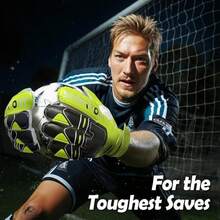 Sportout Youth&Amp;Adult Goalie Goalkeeper Gloves,Strong Grip For The Toughest Saves, With Finger Protect &Amp; 4+3MM Latex To Give Splendid Protection To Prevent Injuries,4 Colors - ColorE - 查看 5