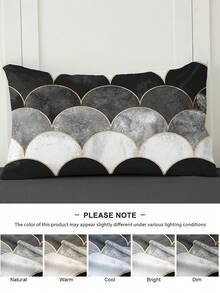 1/2 piezas Fundas de almohada impresas sin relleno, fundas de almohada de tela suave, opciones de patrón de vetas de mármol, suaves y transpirables, amigables con la piel y cómodas, textil para el hogar acogedor, adecuado para ropa de cama del hogar y ropa de cama de dormitorio escolar, funda de cojín de sofá, decoración de otoño, decoración de habitación, Oeko-Tex