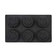 Baking Pastry Mold 6 With Santa Anna Flower Fondant Mousse Cake Mold Fleshy Dessert Silicone Mold, Can Be Used To Make Cakes, Bread, Mousse, Jelly, Prepared Food, Chocolate, Handmade Soap, Etc.