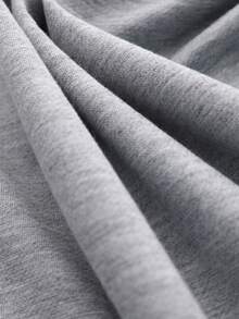 Girls Cute Dog Pattern Casual Minimalist Long Sleeve Sweatshirt, Fashionable Round Neck Pullover,Suitable For Autumn And Winter - Grey - View 5