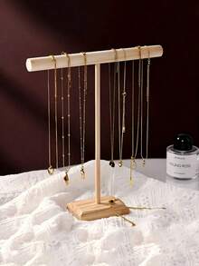 1 Piece Jewelry Rack, Jewelry Organization Rack, Wooden Jewelry Bracelet Watch Display Tower, Bracelet Headband Necklace Rack Storage Rack, Holiday Gift