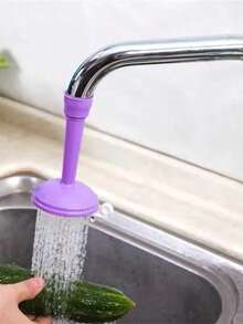 1个水龙头延长杆旋转节水水槽喷头柔性厨房浴室水龙头延长器 - 彩色 - 查看 4