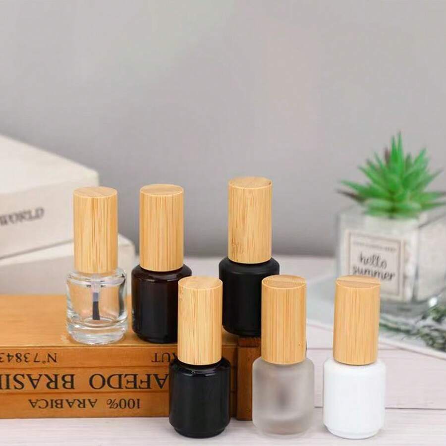 1pc 15ml Nail Polish Refillable Bottle, Nail Gel Refill Bottle, Manicure Packaging - Multicolor - View 1