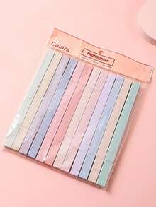 6/12 Colors Fluorescent Highlighter Pens, Creative Stationery, Planner Pens, Assorted Colors - Multicolor - View 7