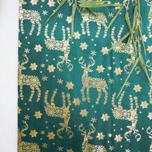 1pc Table Runner Foil Print Velvet 35*183cm/13.7*72inch 35*275cm/13.7*108.2inch Soft Touch Christmas Reusable Suitable For Restaurant Holiday Decorations Winter-Themed Party Family Banquet Festive Tabletop Food Photography Props Events Supplies