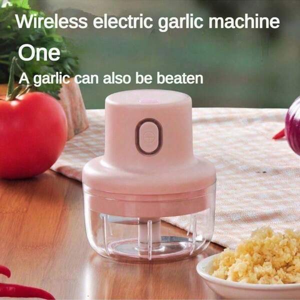 1 قطعة جديدة من الصحافة الكهربائية للثوم المصغرة، طاحونة طعام مساعدة، مفرمة لحوم للطهي، مفرمة ثوم جديدة، آلة تحريك متعددة الوظائف آلية صغيرة، فرّامة لحوم، طاحونة طعام مساعدة للخضروات، مطحنة ثوم، طاحونة طعام، مفرمة ثوم كهربائية، مطحنة ثوم محمولة مصغرة، خلاط ثوم، صحافة ثوم كهربائية منزلية، آلة ثوم لاسلكية، شرائح ثوم، تصميم مدمج محمول، أداة مطبخ سهلة الاستخدام