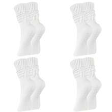 3 Pairs Of Very Suitable Sports Stacked Socks Yoga Socks For Women, Soft And Comfortable, Non-Slip And Shock-Absorbing, Suitable For Daily Pilates, Running, Fitness, Cycling,