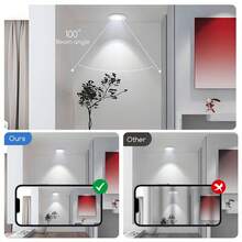 Aigostar Foco empotrable led techo,Iluminacion 9W equivalente 72W, Downlight Led Techo Redondo, 6500K Luz blanca fria, Ojos de buey de led, Ф118-128mm, 6 pack - Redondo-9w-6500k - Ver 5