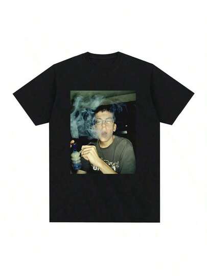 MCLOVIN WeedS SmokingS Super Bad Guy T-Shirt Female's And Female's Clothing Fashion Hip Hop T-Shirt Cotton Casual Oversized Short Sleeve T-Shirt