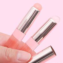 2-Pack Nail Art Pat Gel Smudge Pen Magic Mirror Powder Brush & Silicone Lip Brush - 2支粉透桿拍拍筆 - 查看 9
