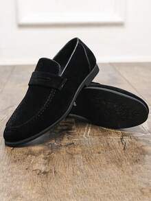 New Men's Loafers, Casual Fashion Moccasins, Comfortable Slip-On Shoes, Breathable Soft Sole Driving Shoes, Business Formal Suede Leather Shoes, Daily Commute Shoes, Fashionable Designer Men's Slip-On Leather Loafers Chic Autumn