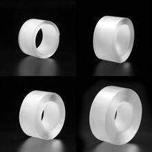 1 rollo de cinta adhesiva doble cara nano, 3 opciones de tamaño