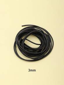 Dây da tròn 3 màu dài 5m, rộng 1.0-3.0mm, làm từ da thật, dùng để làm vòng tay, vòng cổ, phụ kiện thời trang DIY - Nhiều màu - Xem 8