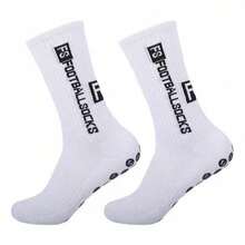 1/4/6/10 pares de meias profissionais de futebol/futebol, meias esportivas respiráveis e antiderrapantes, meias de alta elasticidade e confortáveis de cano médio unissex para treinamento e jogo de futebol