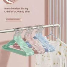 10 Stücke schwere, rutschfeste, metallbeschichtete Kleiderbügel - platzsparende Mehrzweck-Kleiderbügel, geeignet für Zuhause und Kleiderschrank-Organisation