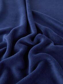 2 buc/set albastru bleumarin, catifea super moale, caldă, pufoasă, simplă, fețe de pernă din fleece cristalin, husă de pernă confortabilă și ușoară, lenjerie de pat cu închidere tip plic, culoare solidă, husă de pernă pentru dormitor, lenjerie de pat pentru școală, dimensiune twin queen king