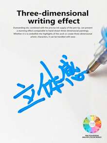 Guangna 168 Color Acrylic Paint Marker Set (14 Color Themes), Vibrant Fluorescent Ink, 360° Floating Ball Head For Smooth 3D Effects - Waterproof, Lightfast, High Opacity And Large Ink Capacity, Student Art Markers, Stackable Colors And Ink Lock - Multicolor - View 6