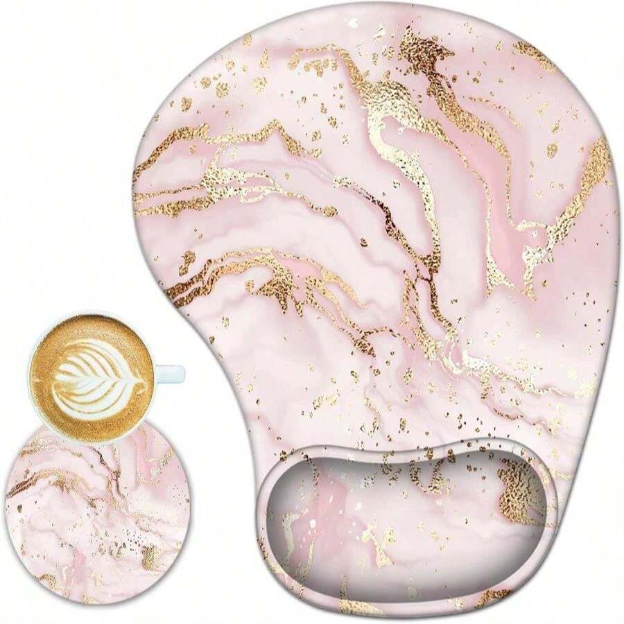 ARTSO Ergonomic Mouse Pad With Wrist Support Gel Mouse Pad Wrist Rest ...