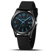 BIDEN Women's Watch, Analog Quartz Sport Unisex Watch, 30M Water Resistant, Nurse/Doctor/Medical Professional Time Watch, Luminous Seconds Hand, Easy-To-Read Dial, Ladies Watch - Black - View 10