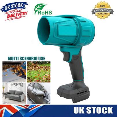 Cordless Air Leaf Blower Compatible With Makita Battery (No Battery), Multifunctional Electric Leaf Blower, Handheld Air Blower 18V Prefect For Computer/ Furniture/ Car/ Garden