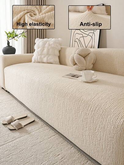 A Brand-New All-Season Universal Fabric Cover, An Elastic Multi-Functional Full-Body Sofa Cover With The Same Pillowcases, Machine Washable, Suitable For Dust-Proof Covers For Furniture In Bedrooms, Living Rooms, Offices, Etc., And It Is Also An Ideal Choice For Home Decoration In Autumn And Winter.