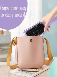 0150623540004 Curling Hair Brush, Unisex, Easily Styles And Creates Perfect Looks, Reduces Pulling And Breakage, Hair Care & Styling Assistant, Perfect Valentine's Day Gift - Multicolor - View 6
