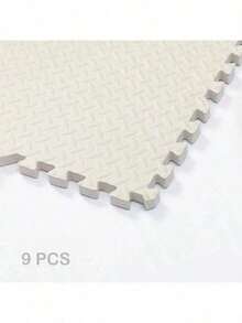 14PCS/9PCS/7PCS 30 * 30cm/11.81 * 11.81 Inch Splicing White Foam Floor Mats, Multi-Function EVA Foam Tiles, Indoor Household Spliced Fitness Mat, Thickened Anti-Slip Pressure Resistant High-Density Shock Pad. [Product Has A Short Production Cycle, It Is Recommended To Place The Product In A Ventilated Area To Dissipate The Material's Own Odor Before Use] - Multicolor - View 23