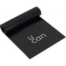 U can - Liga de Resistencia Larga 120 | Latex Negra para Pilates, Barre, Ejercicio Funcional, Resistencia Alta | Bandas Ejercicio UCAN - Negro - Ver 4