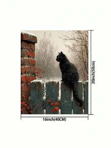 1 套 40*50 厘米 DIY 数字绘画套装，黑猫艺术个性化油画套装，适用于卧室装饰和艺术墙面装饰，简单有趣的绘画方法，无需绘画基础，实现您的画家梦想，沉浸在色彩缤纷的世界中，每一笔都是自我表达，为生活增添浪漫，送给家人和朋友的最佳礼物 - 灰色 - 查看 3