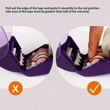 Eagle Automatic Tape Dispenser, Tape Gun Single Handheld Design Perfect For Christmas And Home Gift Wrapping, Free 1 Roll Of 0.5 Inch (12 Mm) And 1 Roll Of 0.75 Inch (19 Mm) Tapes