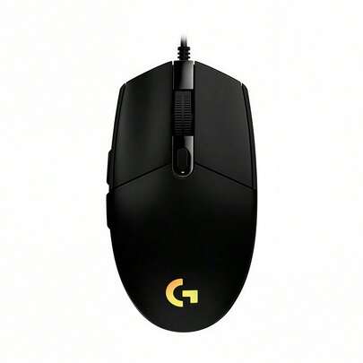 Logitech Chuột đối xứng có dây G102 với thiết kế chống trượt và đường cong thoải mái cho bàn tay nhỏ và vừa. Tương thích đa nền tảng, cắm và chạy, tương thích với Windows và Mac. Trọng lượng nhẹ chỉ 79 gram. Cảm biến phản hồi tốc độ cao. Phù hợp cho văn phòng và giải trí hàng ngày. Màu đen