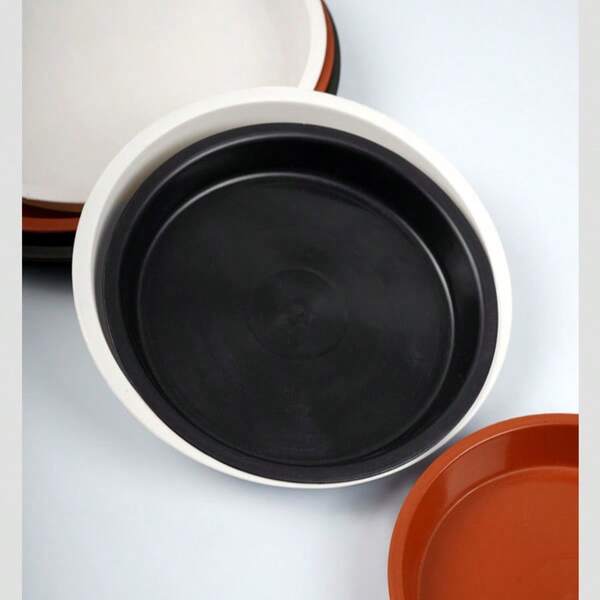 Bandeja de maceta de jardín de plástico ligero, bandeja de maceta de flor de balcón