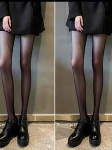 High Waist Shaping Pantyhose 20D - Invisible Comfort And Belly Support - For Daily Use - 20 Denier Stockings - Resistant Sheer Stockings - Lingerie - Perfect Legs - Sensual - High Waist Shaping - Shapewear - 黑色 - 查看 5