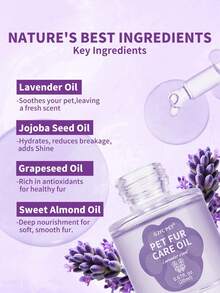 YEGBONG 宠物毛发护理油 - 深层滋养，令毛发柔顺健康，减少脱毛和缠结，并带来持久清香。多种香味可选，是馈赠亲朋好友的完美节日礼物（新款和旧款随机发货） - 彩色 - 查看 3