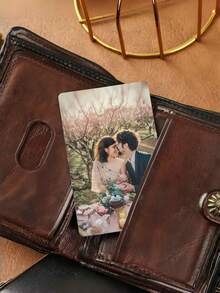 1/2 Customized PVC Couple Card Wallet - Printable Photo, Fashionable Unique Design, Perfect For Anniversary, Father's Day, Unique Gift For Him/Her - Multicolor 2 - View 5