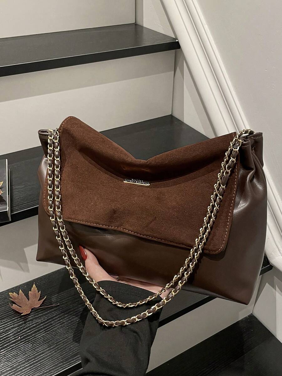 1 Stück modische, retroartige Damen-Shopper mit großer Kapazität, geeignet für Hochschulabsolventen & Büromitarbeiter, perfekt für Büro, Universität, Arbeit, Geschäft, Pendeln, Outdoor, Reisen, Wandern