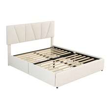 Bed Bases & Foundations - Beige + Upholstered - View 9