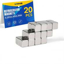 1 peça Ímã de Neodímio Quadrado de 24,5x24,5x24,5mm, Ímãs Super Poderosos Permanentes de Terra Rara para Casa, Cozinha, Escritório e Projetos Científicos.