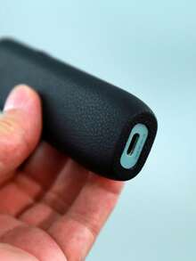 1 件 TPU 皮革纹理透明保护壳，防震软壳适用于 IQOS ILUMA I ONE/ONE