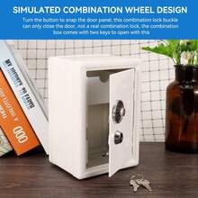 Safe Box Small Safe Small Safety Box,7.1*4.7*3.9inch Money Safe,Lockable Key Money Bank Safe Secure Your Savings Combination And Key Money Bank Safe,Metal Currency Money Box