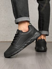 New Men's Autumn/Winter Sports Shoes, Men's Non-Slip Sports Shoes - Lightweight & Comfortable, Breathable Lining, Durable EVA Outsole, Round Toe Design, Suitable For Outdoor Hiking, Work And Daily Wear | Hiking Shoes | Classic Low-Top | Non-Slip