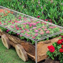 Clear Tarp With Grommets, Transparent Heavy Duty Tarpaulin Cover With Reinforced Edge, Thickened Tear Resistant PVC Vinyl Tarp For Patio Porch Camping Greenhouse And Outdoor