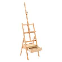 YUNRUX Beechwood Easel, Art Easel With Drawer, Painting Easel