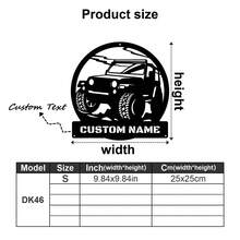 1件客製化金屬車庫標牌，個性化工具設計，可印製姓名 - 客製化工具房標牌、客製化卡車標牌、客製化越野車標牌、客製化挖掘機操作員標牌、客製化農用拖拉機標牌 - 適合爸爸和爺爺的車庫裝飾，理想的父親節禮物、聖誕禮物 - 彩色 - 查看 66